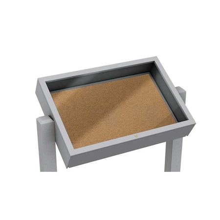 United Visual Products Outdoor Enclosed Combo Board, 48"x36", Bronze Frame/White Porc & Pearl UVCB4836ODBZ-WHTPORC-PEARL